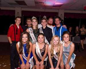 2015 Homecoming Court (photo courtesy of John Popio/Robert Senn Studios)