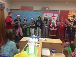 SADD makes preschoolers HAPPY with Christmas activity