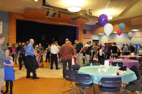 JM elementary students dancing the night away