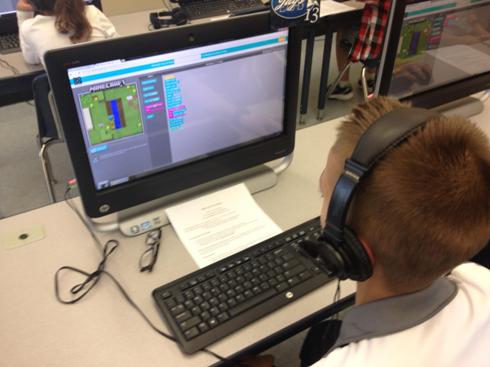 JMES Students get with the program during new Coder Club