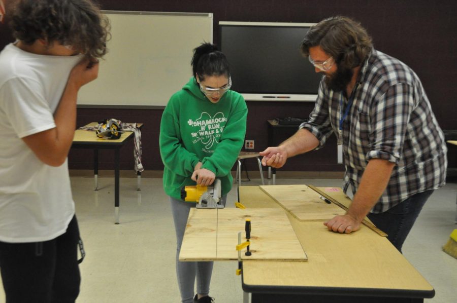 JM Students think Mr. Joy is “a cut above the rest” with return of Junior/Senior Trades course