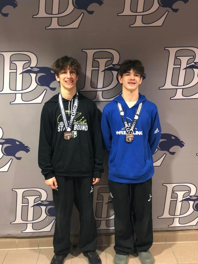 Congratulations to MS Wrestlers Tommy Sullivan and Caeden Perrine: State Qualifiers!!