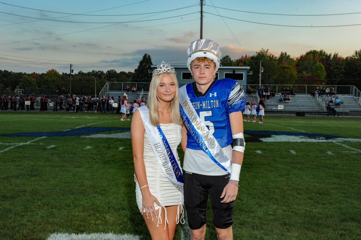 Congratulations to the 2023 Homecoming King and Queen:  Aiden Stanke and Savannah Williams