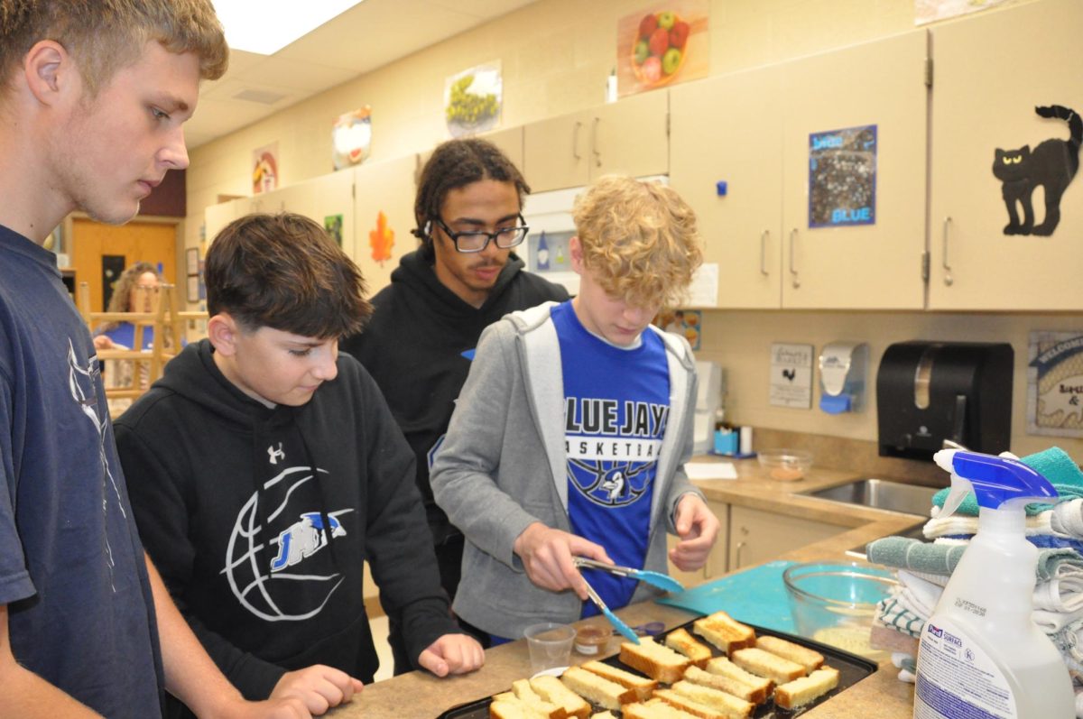 Mrs. Martin's classes are Cooking up some fun!