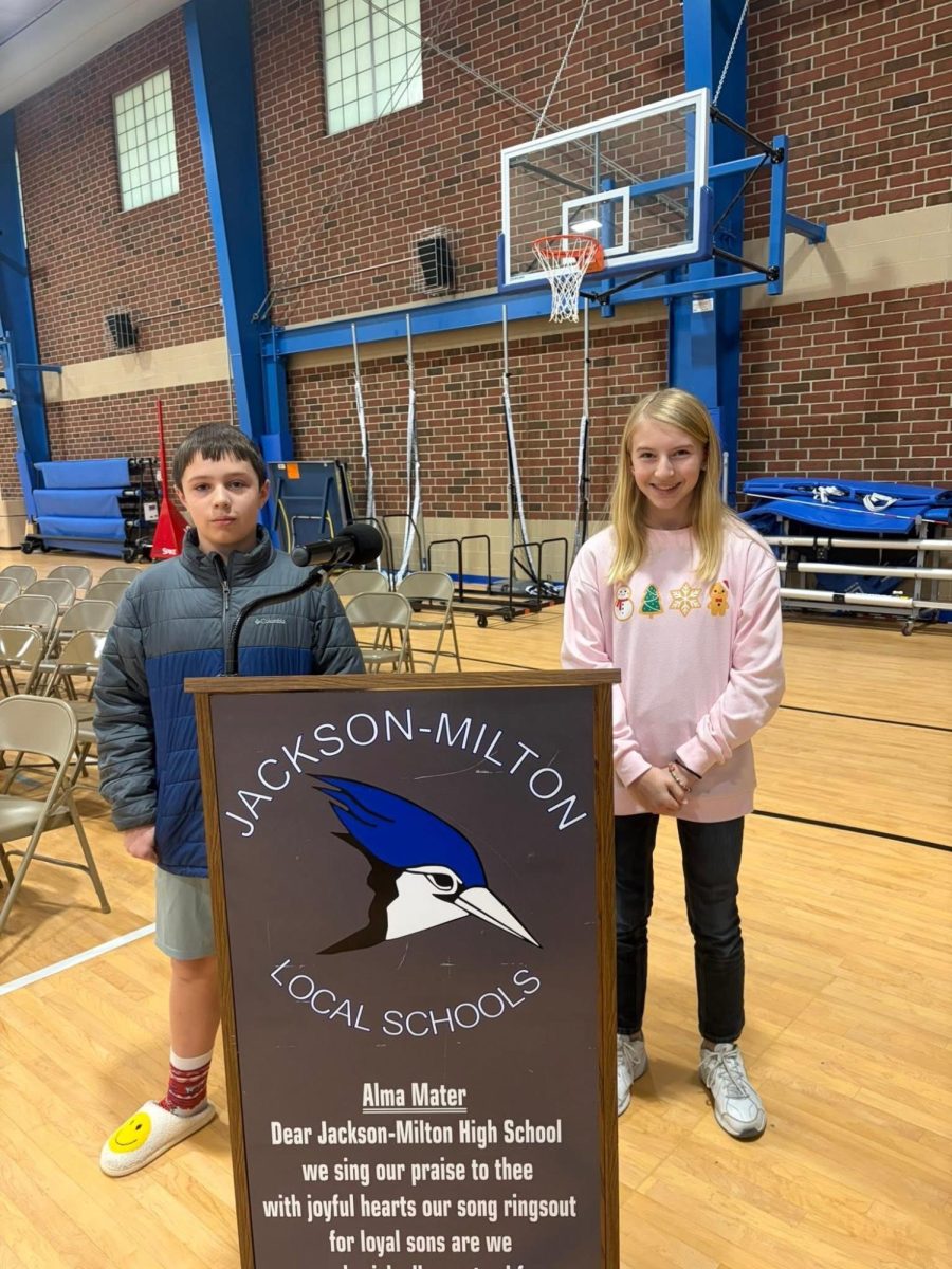 2025 Spelling Bee: Congratulations to the Champion: Travis McCallister and runner-up: Kenzie Kauffman